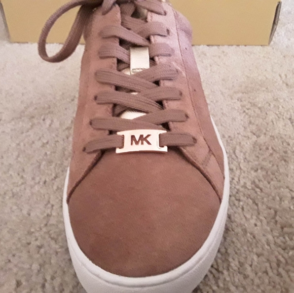 Michael Kors Shoes - Michael Kors Lace up Suede Shoes, Dusty Rose